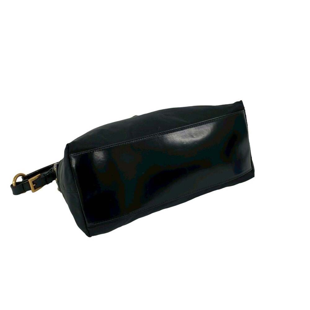 PRADA Black Leather Shoulder Bag - Picture 7 of 10